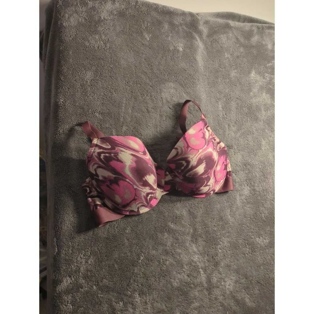 ashley stewart purple padded underwire bra 42ddd